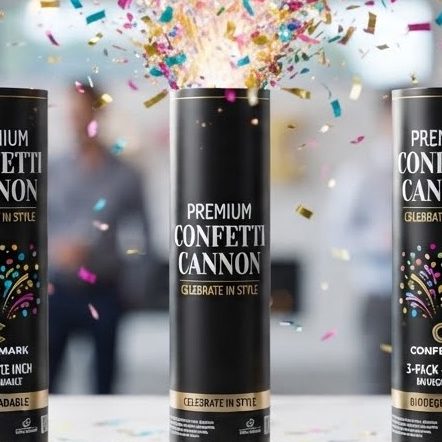 Confetti Cannon 3-Pack — detail view