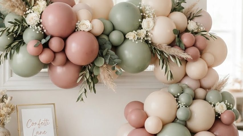 Macaron Matte Balloons Set — detail view